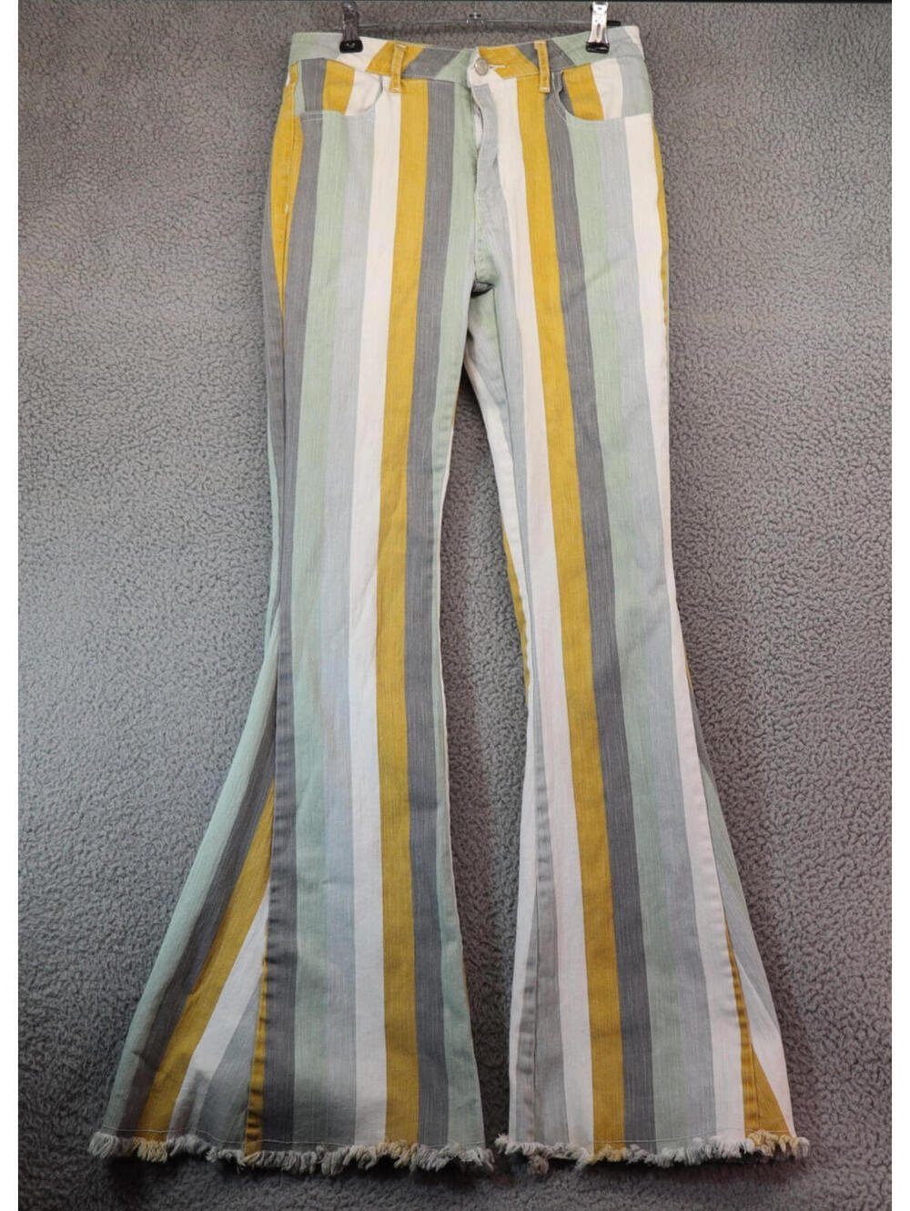INDIGO REIN Pants Women Medium Paperbag Cropped High Waist